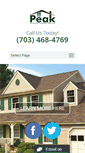 Mobile Screenshot of peakroofingcontractors.com
